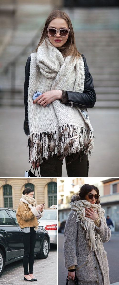 Oversized Scarves Trend For Ladies To Try This Winter 2023