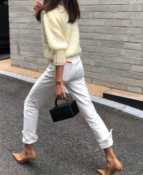 White Jeans For Ladies: Best Outfit Ideas You Should Try 2023 - Street ...