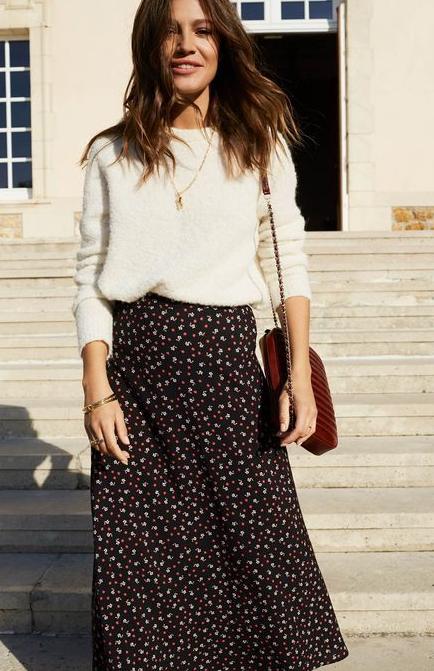 Beautiful Midi Skirts Outfit Ideas To Wear Right Now 2023