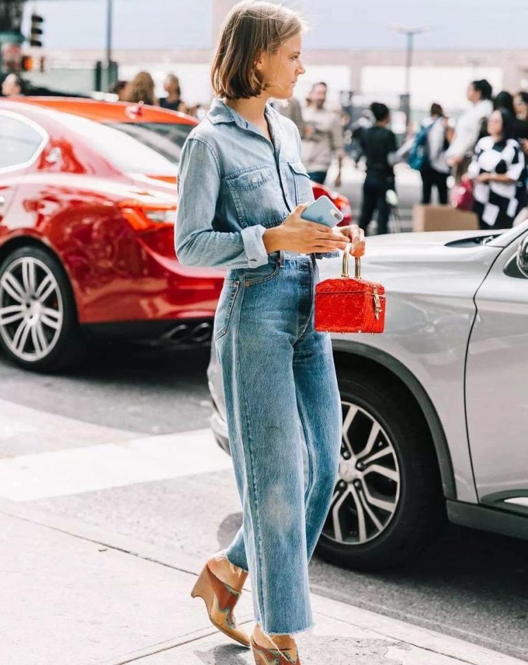 Best Denim Outfits For Women Over 40 2023 - Street Style Review