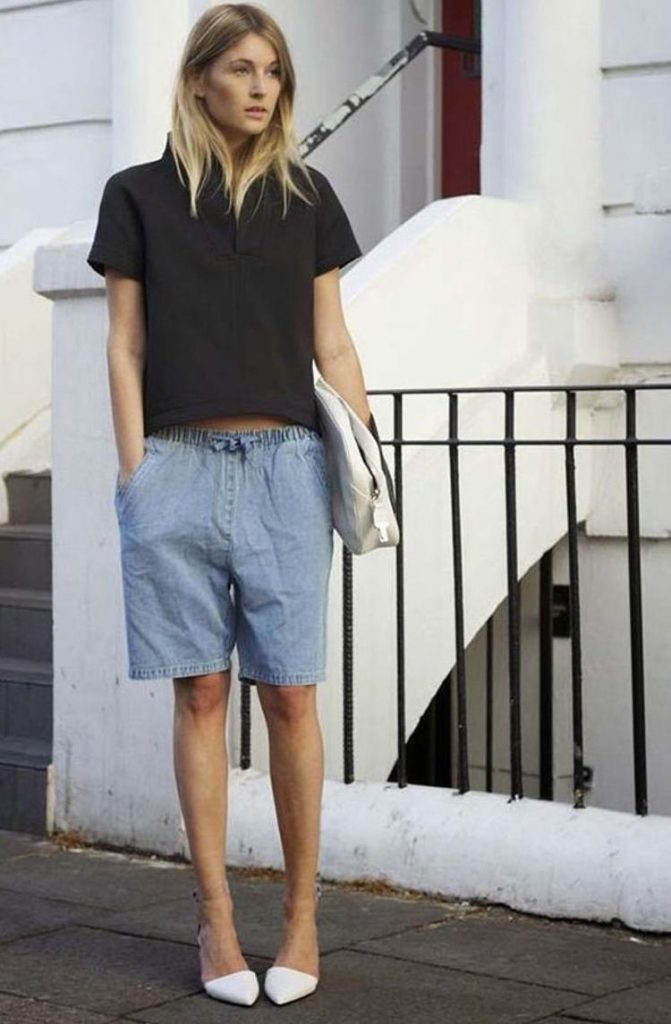 Long Shorts: Easy To Wear Outfit Ideas 2023 - Street Style Review