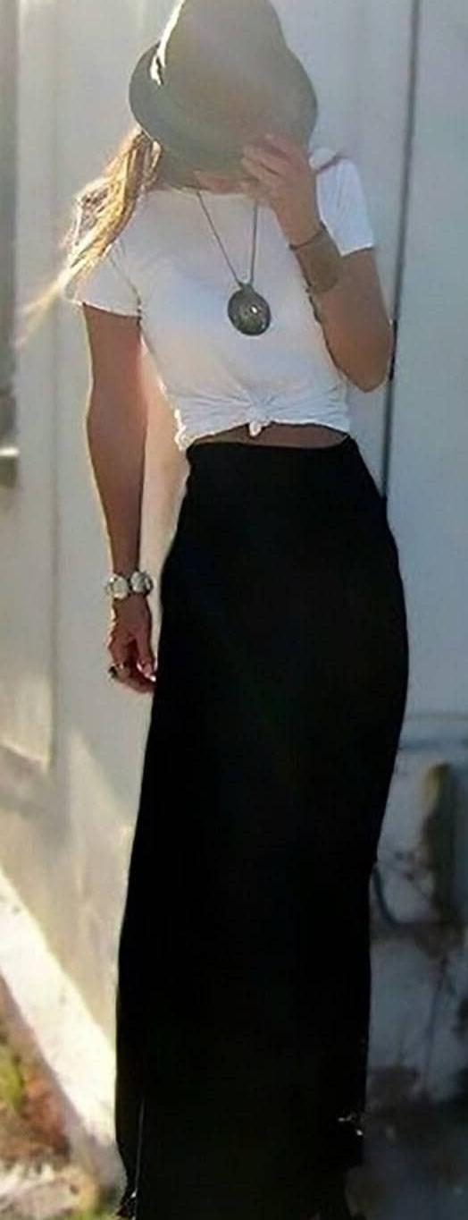 Maxi Skirts Simple Outfit Ideas To Try Now 2023