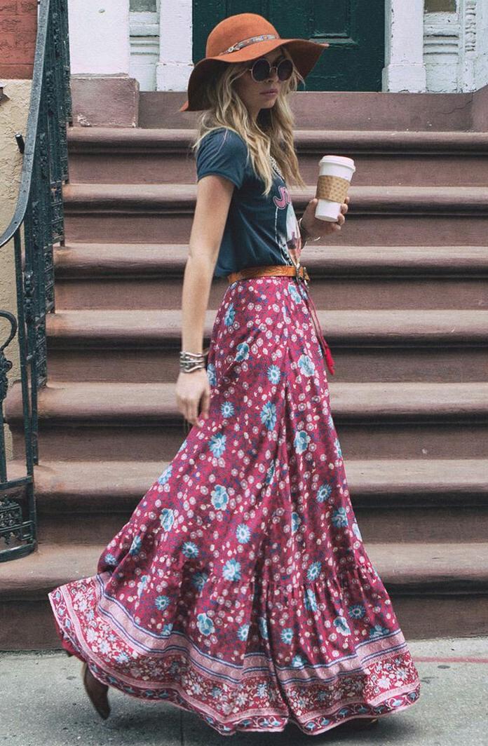 Maxi Skirts Simple Outfit Ideas To Try Now 2022