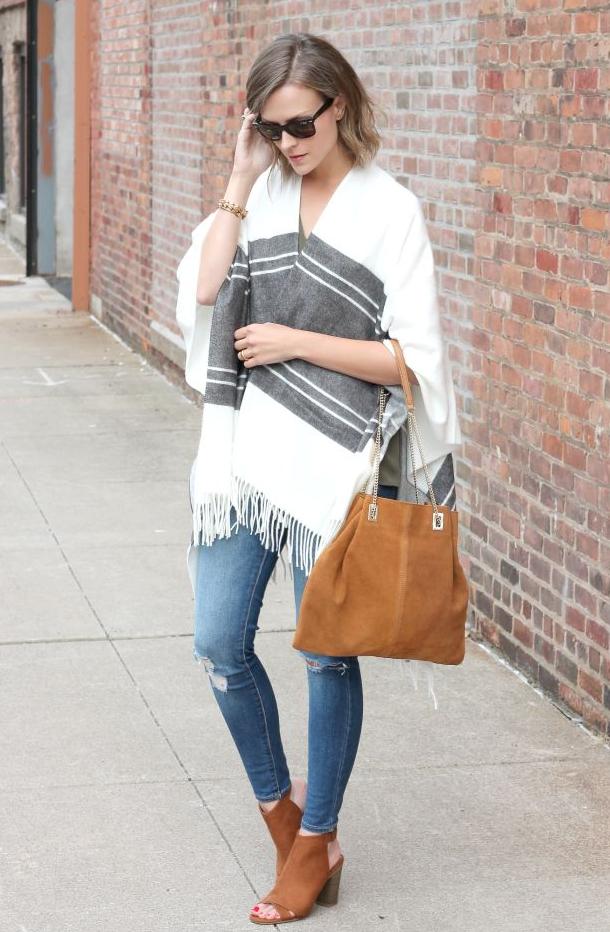 Ponchos For Modern Women: Best OOTD Ideas 2023