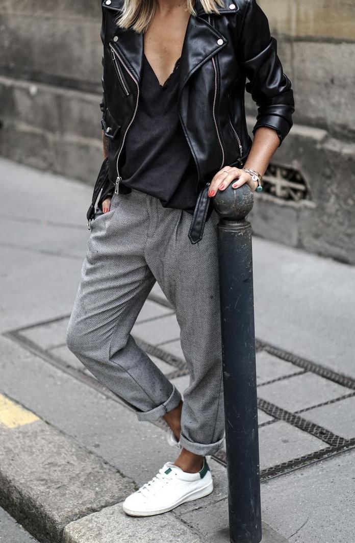 Can You Wear Leather Jacket In Spring 2023 Street Style Review