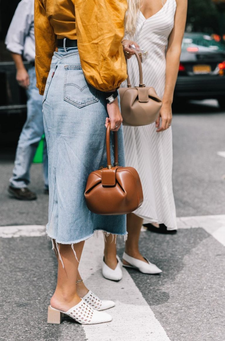 How To Wear Jean Skirts And With What 2023 - Street Style Review