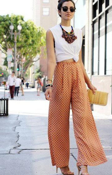 15 Ways To Style Palazzo Pants