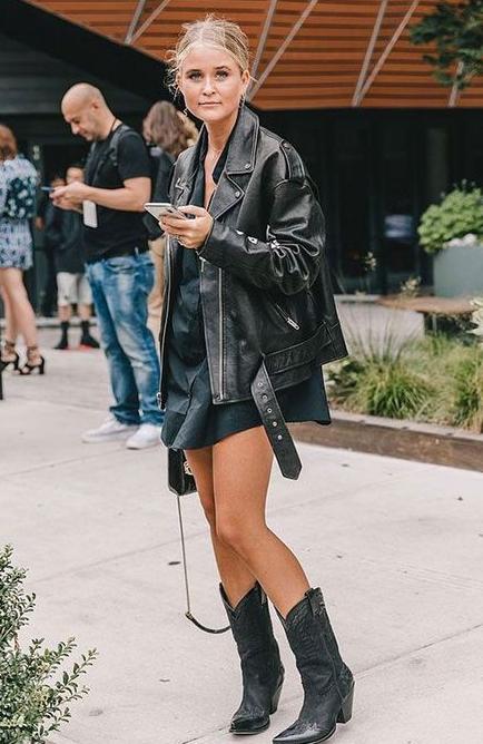 Best Dresses To Wear With Cowboy Boots 2023 - Street Style Review