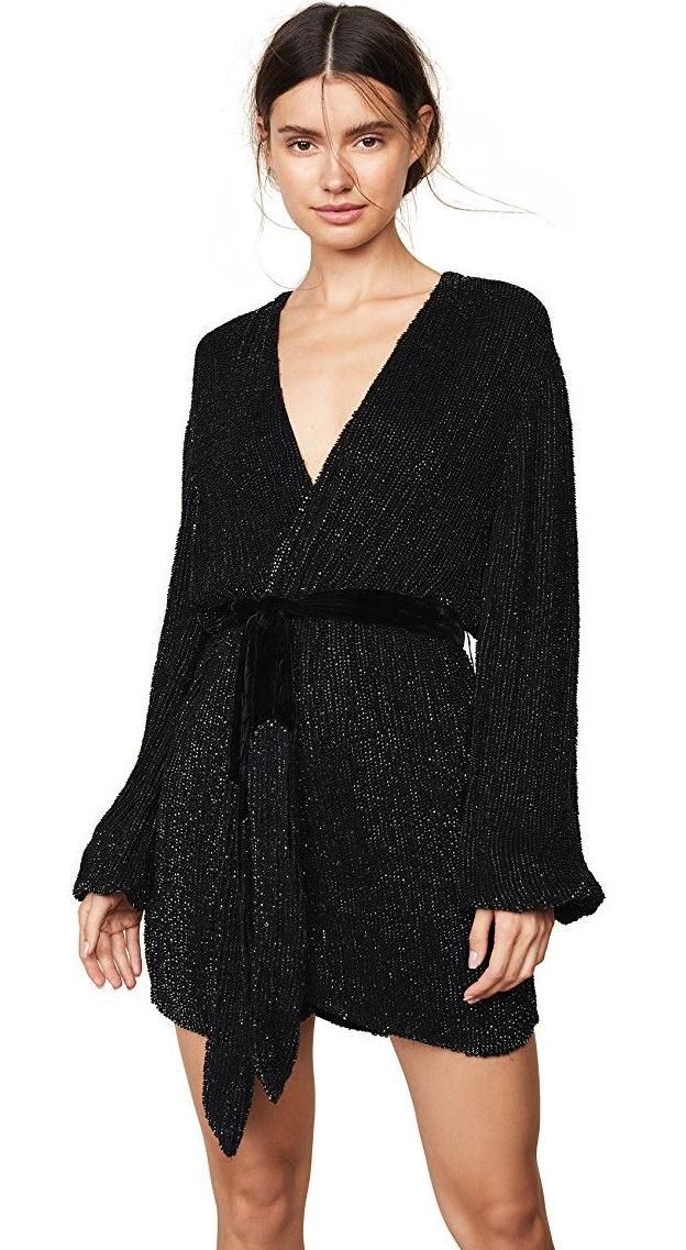 Black Sequin Cocktail Dresses With Sleeves: You Favorite Choice For ...