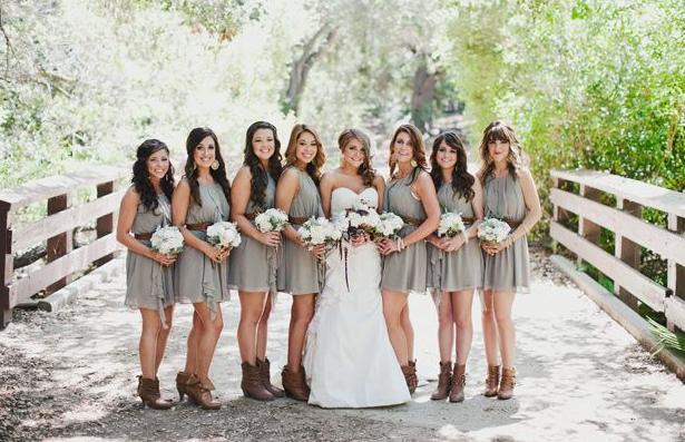 Bridesmaid Dresses To Wear With Cowboy Boots