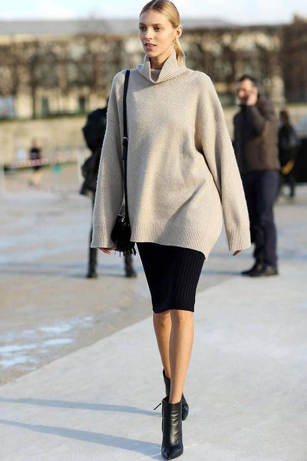 Tunic-Length Sweater Trend for Fall 2015