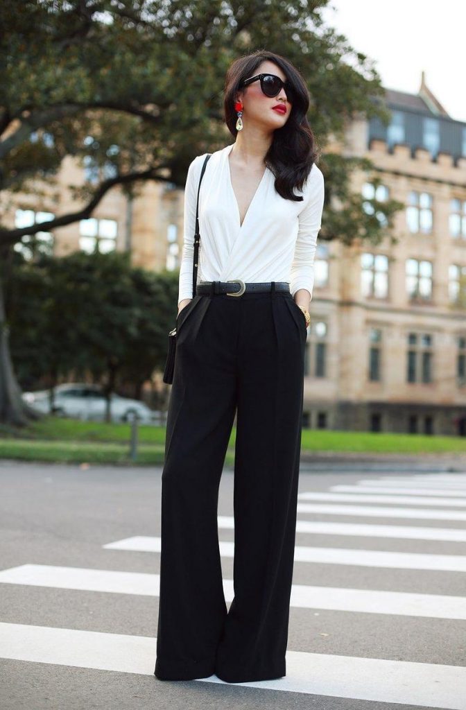 Are Black Pants And White Shirt Still Considered To Be A Trendy ...