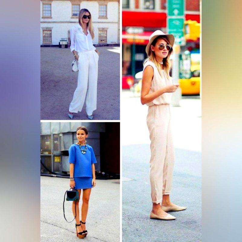 Summer Monochrome Outfit Ideas For Women 2023