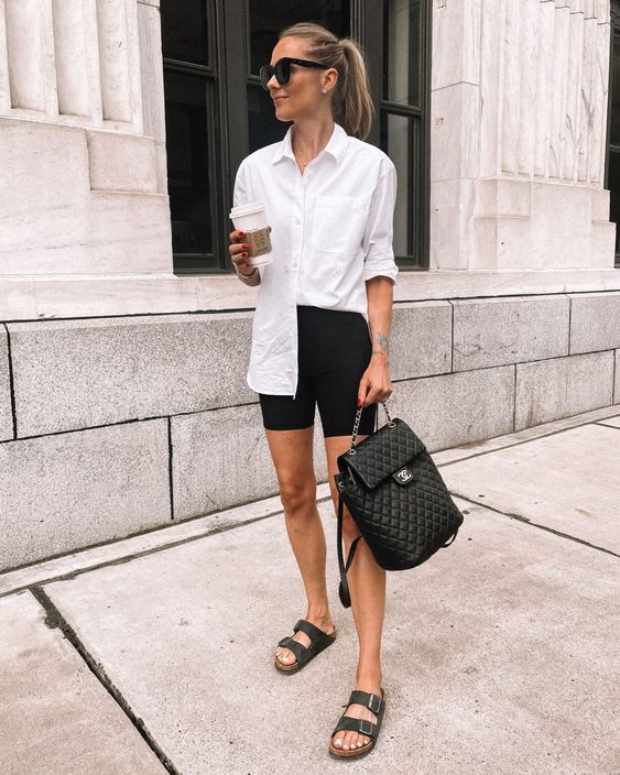 Black White Outfit Ideas For Summer Vacation 2023