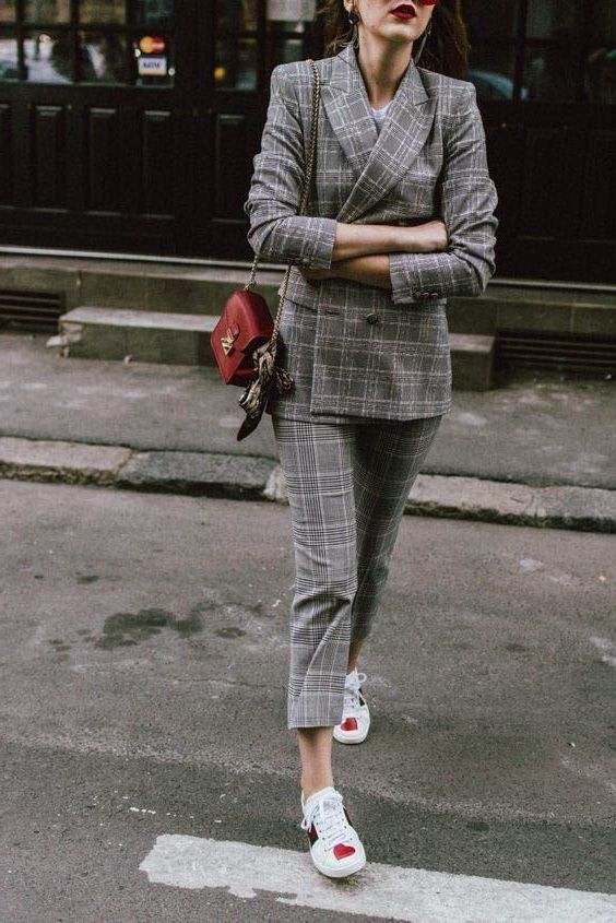 How To Wear Suits With Sneakers For Women: Easy Style Guide 2023