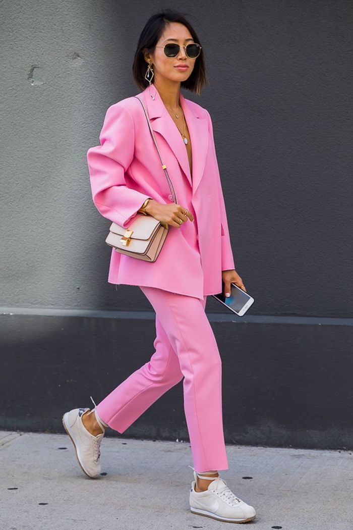 How To Wear Suits With Sneakers For Women: Easy Style Guide 2023