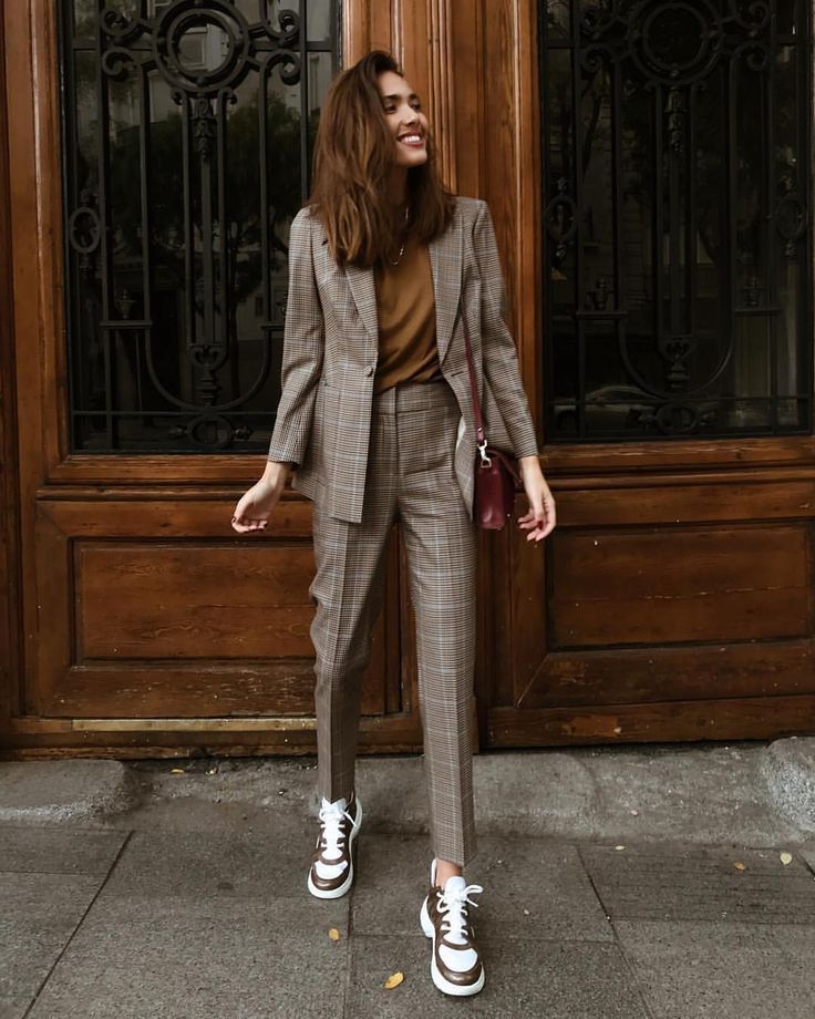 How To Wear Suits With Sneakers For Women: Easy Style Guide 2023